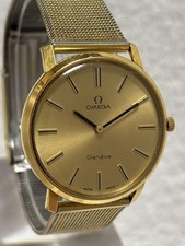Reloj para hombre OMEGA Geneve cuerda manual cal.625 esfera dorada 34 mm estilo vintage segunda mano  Embacar hacia Mexico