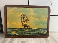 Quadro antico veliero usato  Genova