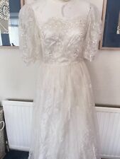 80s wedding dress for sale  TORQUAY