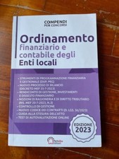 Ordinamento finanziario contab usato  Torre Orsaia