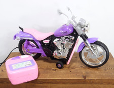 Controle remoto amarrado vintage Mattel 1999 Barbie Harley motocicleta, roxo/rosa ESTADO PERFEITO!, usado comprar usado  Enviando para Brazil