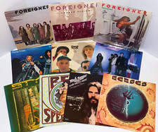 Classic Rock High Grade Vinyl LP Lot Foreigner Styx Cheap Trick Kansas Bob Seger, usado comprar usado  Enviando para Brazil