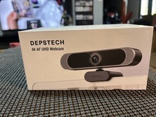 DEPSTECH 4K AF UHD Webcam DW49 Sony Sensor Autofoco MIC DUPLO 30FPS 360 ROTAÇÃO comprar usado  Enviando para Brazil