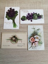 Postcards english flowers d'occasion  Expédié en Belgium