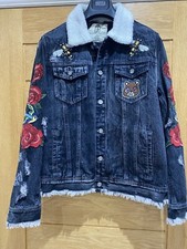 Denim jacket denim for sale  BOLTON