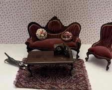 Lote de móveis para casa de bonecas feitos artesanalmente escala 1:12 comprar usado  Enviando para Brazil