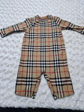 Burberry baby grow for sale  BOLTON