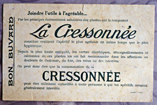 Buvard cressonnée apéritif d'occasion  Dammarie