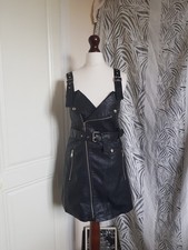 Black faux leather for sale  BROUGH