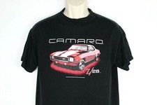 Camiseta masculina Camaro Z28 tamanho médio preta vermelha licenciada para carro, usado comprar usado Camiseta masculina Camaro Z28 tamanho médio preta vermelha licenciada para carro, usado comprar usado  Enviando para Brazil