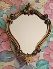 Joli miroir doré d'occasion  Tréguier