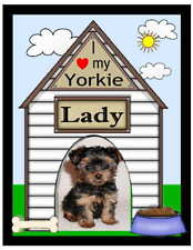 Yorkie photo magnet for sale  Inverness