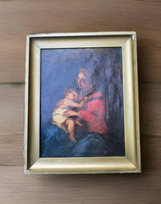 Óleo sobre tela B.tisserand (20º) "Maternidade Maria e o Menino Jesus" 1928, usado comprar usado Óleo sobre tela B.tisserand (20º) "Maternidade Maria e o Menino Jesus" 1928, usado comprar usado  Enviando para Brazil