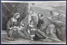 Stampa antica riposo usato  Roma
