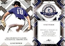 LUKE WEBER Rookie 2023 Leaf Perfect Game National Showcase RC #228, usado comprar usado  Enviando para Brazil