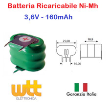 Batteria ricaricabile 160mah usato Batteria ricaricabile 160mah usato  Olbia