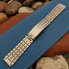 Pulseira de relógio vintage 17 mm JB Champion aço inoxidável e ouro link sólido não usada nos comprar usado Pulseira de relógio vintage 17 mm JB Champion aço inoxidável e ouro link sólido não usada nos comprar usado  Enviando para Brazil