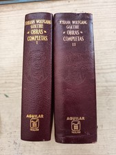Obras Completas - Johann Wolfgang Goethe - Tomos I-II - 1963-1968 - Aguilar comprar usado  Enviando para Brazil