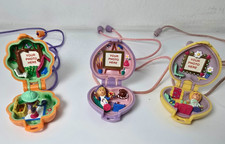 Lote de 6 Collares Medallón Polly Pocket Incluye 3 y otros 3 segunda mano  Embacar hacia Mexico