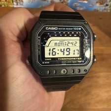 Vintage Casio Termômetro 515 TS-1200 Relógio Masculino 100M Japão - FUNCIONA comprar usado  Enviando para Brazil