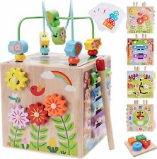 Wooden activity cube for sale  Shipping to Ireland