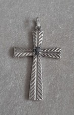 Argent pendentif croix d'occasion  France