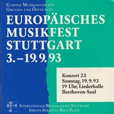 Programmheft europäisches mus gebraucht kaufen  Deutschland