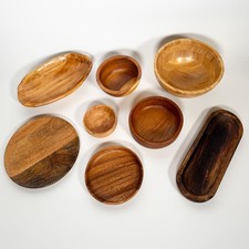 Wooden bowls plates for sale  Brooklyn