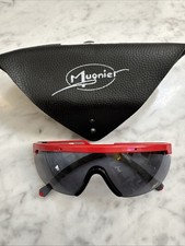 Óculos de sol Mugnier Sports escudo atlético envoltório fibra de carbono vermelho França comprar usado Óculos de sol Mugnier Sports escudo atlético envoltório fibra de carbono vermelho França comprar usado  Enviando para Brazil
