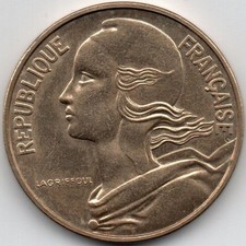 Republique centimes essai usato  Spedire a Italy