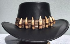 Crocodile leather hat for sale  Springbrook