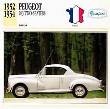 Peugeot 203 two for sale  STOCKPORT