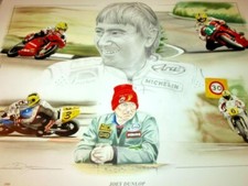 Print joey dunlop for sale  BOURNEMOUTH