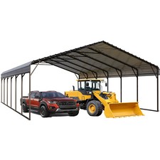 20' x 30' Reforçar Metal Carport Heavy Duty Car Shelter Garagem para Pickup Truck comprar usado  Enviando para Brazil