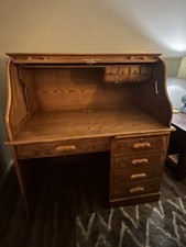 Oak secretary desk for sale  Sparta