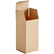 Caixas de aglomerado Kraft Lavex 4" x 4" x 6" caixas de dobra reversa - 50/pacote, usado comprar usado  Enviando para Brazil
