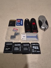 9 - Cartões Micro SD, chaves USB, Sony Lexar Memory Stick Pro tamanhos na descrição , usado comprar usado  Enviando para Brazil
