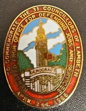 Lambeth councillors badge. for sale  KENDAL