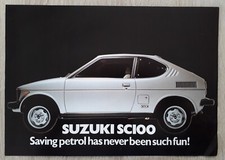 Suzuki sc100 leaflet for sale  BOURNE