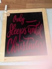 Sleeps christmas chalk for sale  Galesburg