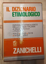 Aa.vv. dizionario etimologico usato  Italia