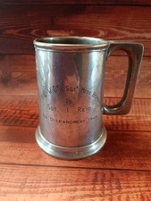 Military interest pewter for sale  BRIGHOUSE