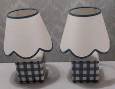 Pair blue checker for sale  SKELMERSDALE