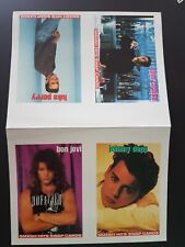 Usado, Cartões de música raros 1992 não anexados Smash Hits Austrália - Bon Jovi, Tom Cruise comprar usado  Enviando para Brazil