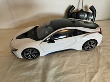 Coche deportivo radio control cupé BMW i8 RASTAR escala 1:14 ¡RÁPIDO! ¡Funciona muy bien! Blanco, usado segunda mano  Embacar hacia Argentina