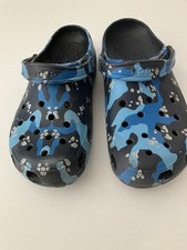 Crocs unissex azul marinho clássico tamanco sandália sapatos masculinos tamanho 8/feminino tamanho 10 EUA comprar usado  Enviando para Brazil