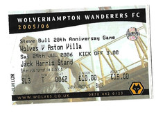 Wolves aston villa for sale  STAFFORD