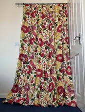 poppy curtains for sale  GLOUCESTER