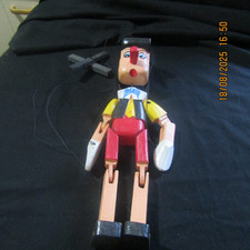 Boneco Pinóquio vintage de madeira 40 cm de altura comprar usado  Enviando para Brazil