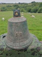 Antique bronze bell for sale  LONDONDERRY